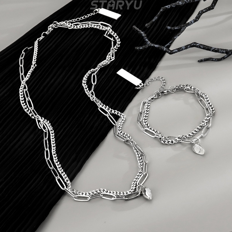 Vòng cổ Thép Titan Nam Châm Cho Cặp Đôi