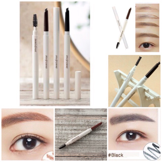 🖊🖊 Chì Kẻ Mày 2 Đầu Innisfree Auto Eyebrow Pencil (Hàn Quốc)
