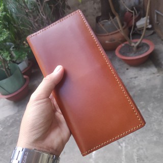Ví dài nữ da pullup nhập khẩu brazil handmade