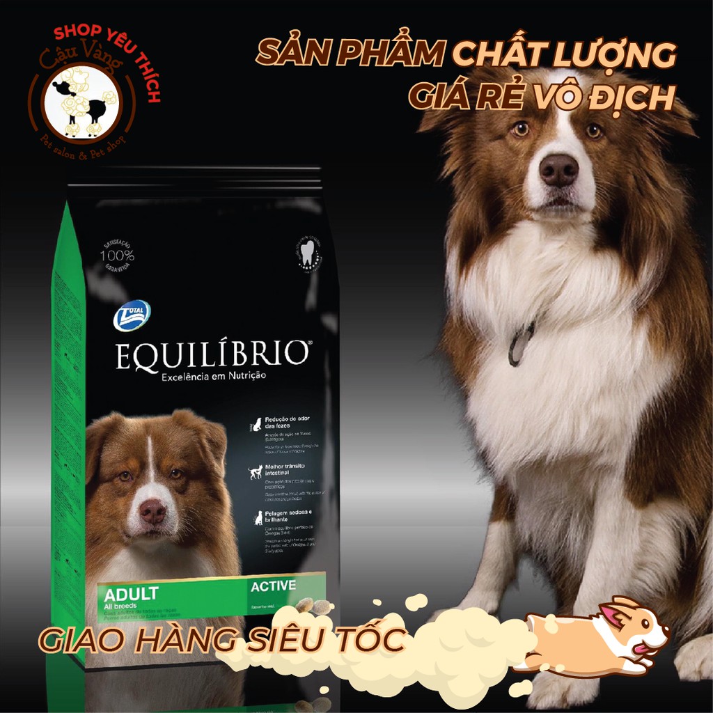 Thức ăn cho chó trưởng thành EQUILIBRIO Adult Dog túi 2kg