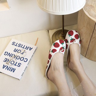 dép bệt nữ mũi tròn bánh bèo