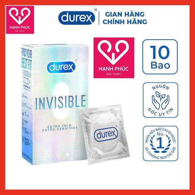 Bao Cao Su Durex Invisible [CHE TÊN], Bao cao su Kéo Dài Thời Gian Quan Hệ, Chống Xuất Tinh Sớm