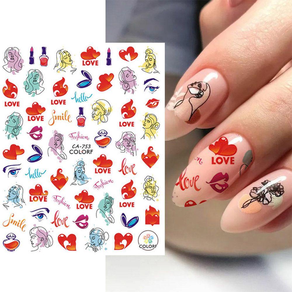 JUNE Sticker Dán Móng Nghệ Thuật