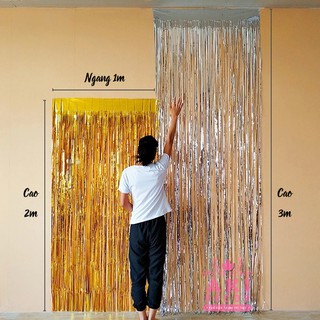 Rèm kim tuyến trang trí background cho các tiệc [ cao 2m & 3m ]