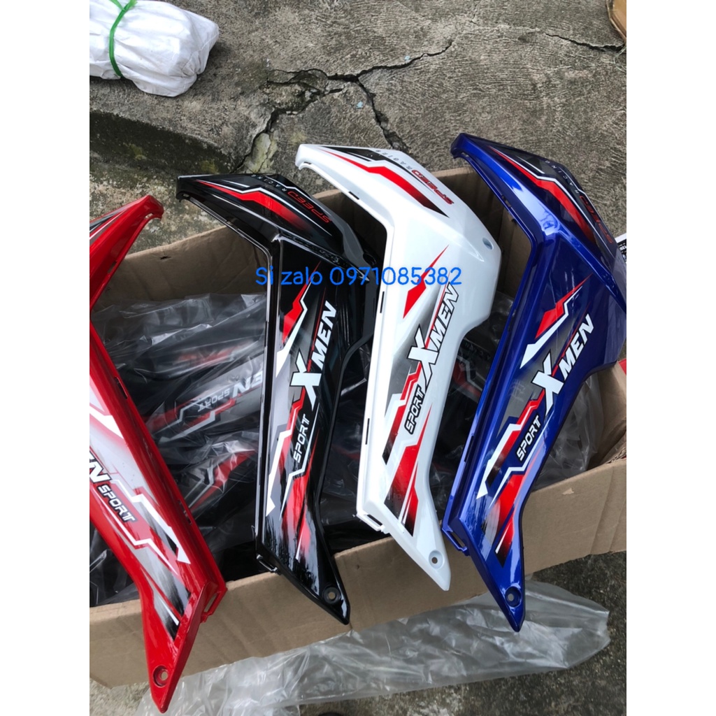 Ốp Sườn Bình xe điện Xmen 1 Bộ -2 bên có tem sẵn