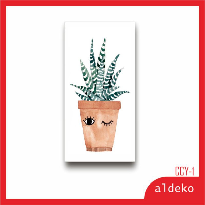 Phụ Kiện Treo Tường Trang Trí Hình Cây Xương Rồng Và Mặt Cười Dễ Thương | BigBuy360 - bigbuy360.vn