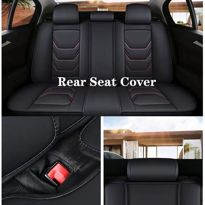 Bộ Bọc Ghế Ngồi Trước Và Sau Bằng Da Giả Cho Myvi / Axia / Saga / Ativa / Bezza / Viva / Wira / Waja / Kancil / Kenari / Kembara / Kembara /