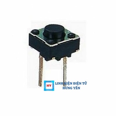 Nút Nhấn 6X6X5MM 2 Chân Cắm Chất Lượng Cao