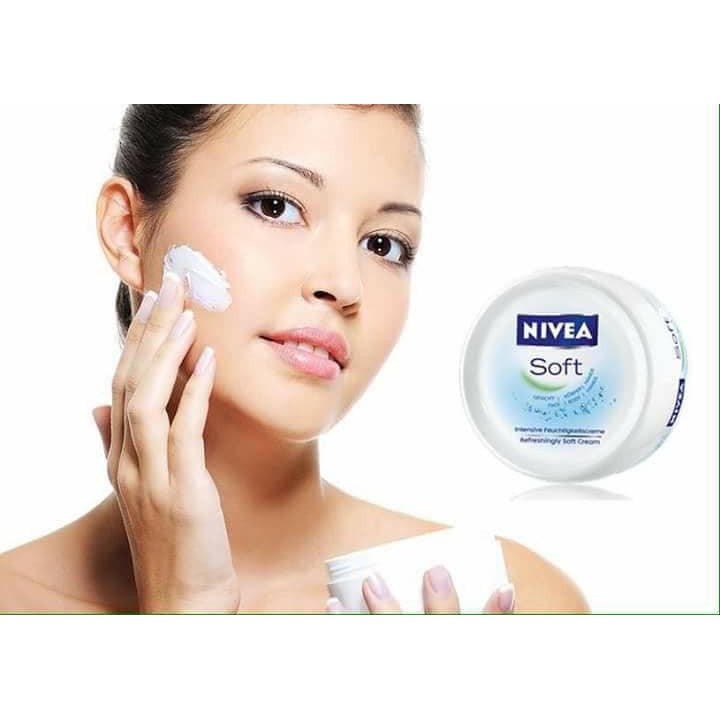 Kem dưỡng ẩm toàn thân Nivea Soft cao cấp của Đức 200ml  - đi air nhập Đức