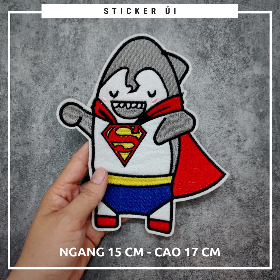 Sticker ủi áo Cao cấp - CÓ SẴN KEO ỦI - sticker vải dùng làm miếng vá áo, phụ kiện trang trí quần áo, balo, giày, nón