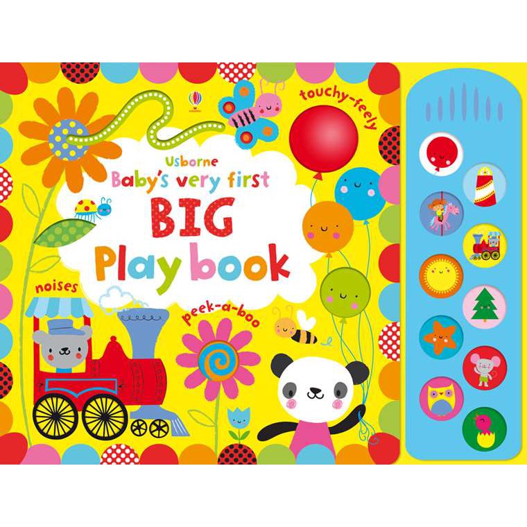 Sách Usborne - âm thanh tương tác - Baby's Very First Play Book