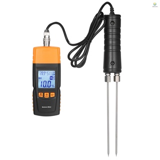 Máy đo nhiệt độ nước / gỗ / độ ẩm / độ ẩm 3 trong 1 kỹ thuật số
