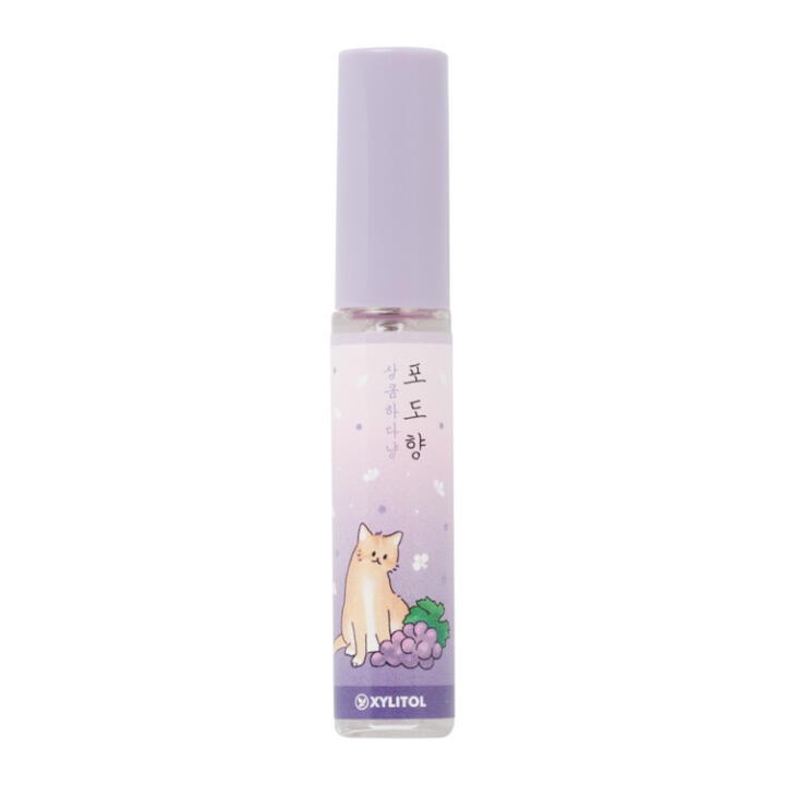 Bình Xịt Thơm Miệng ARTBOX Hàn Quốc Hình Chú Mèo Hương Nho 7ml