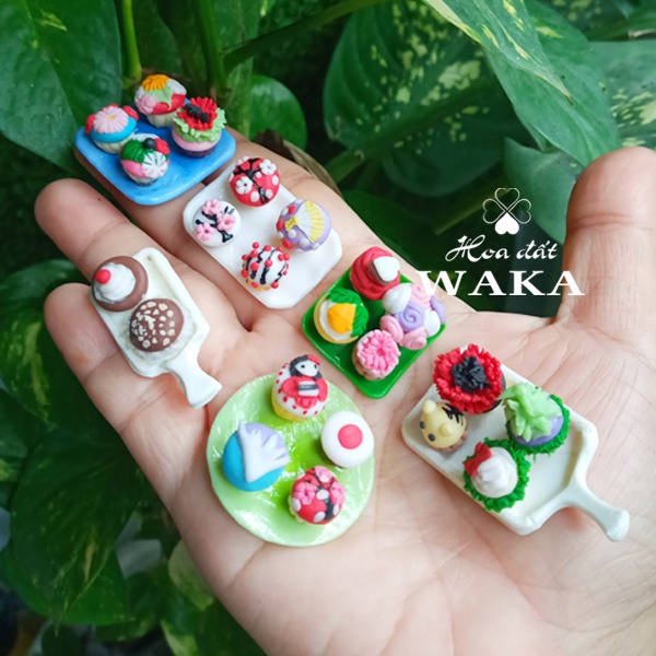 8 Mẫu Bánh CupCake Mini 01 Tỉ lệ 1/12