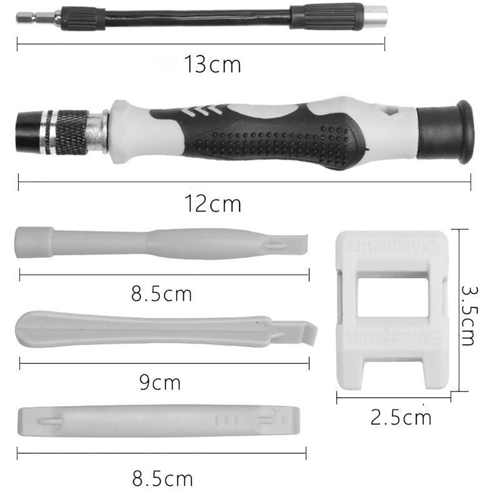 Bộ tô vít đa năng Zoyi 115+ đầu vít khác nhau chuyên dụng dùng để sửa chữa laptop, đồng hồ điện thoại