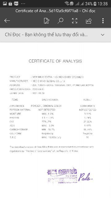 [Hàng chính hãng ] sỉ 1 kg sữa béo nga new milky | Thế Giới Skin Care