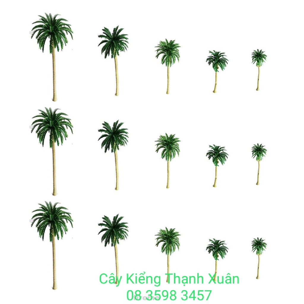 Phụ Kiện Trang Trí Tiểu Cảnh Cây Dừa, Phụ Kiện Terarrium Trang Trí Chậu Cây Cảnh, Hồ Cá, Sân Vườn