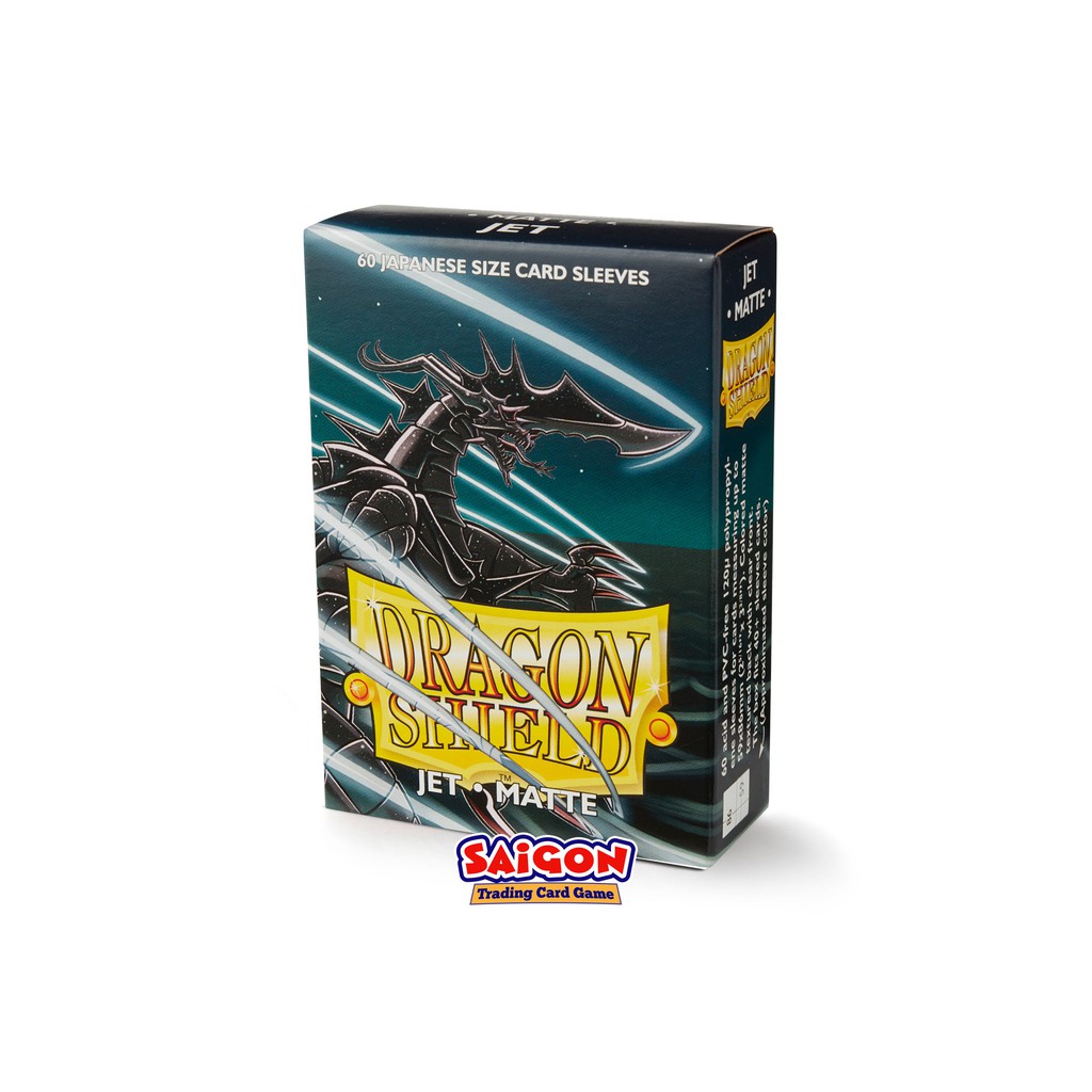 Bọc Thẻ Bài YugiOh! Sleeve Dragon Shield JP Size - Bộ 60 Cái