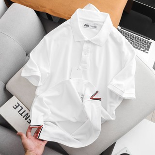 Áo thun trơn có cổ, polo basic men 2021