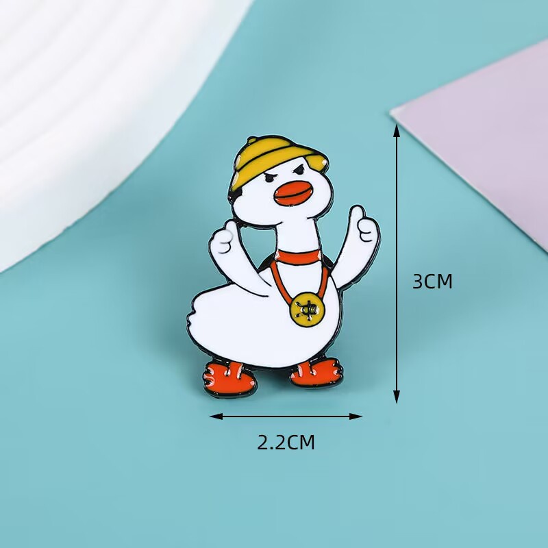 Huy Hiệu Cài Áo Hình Vịt Con Dễ Thương