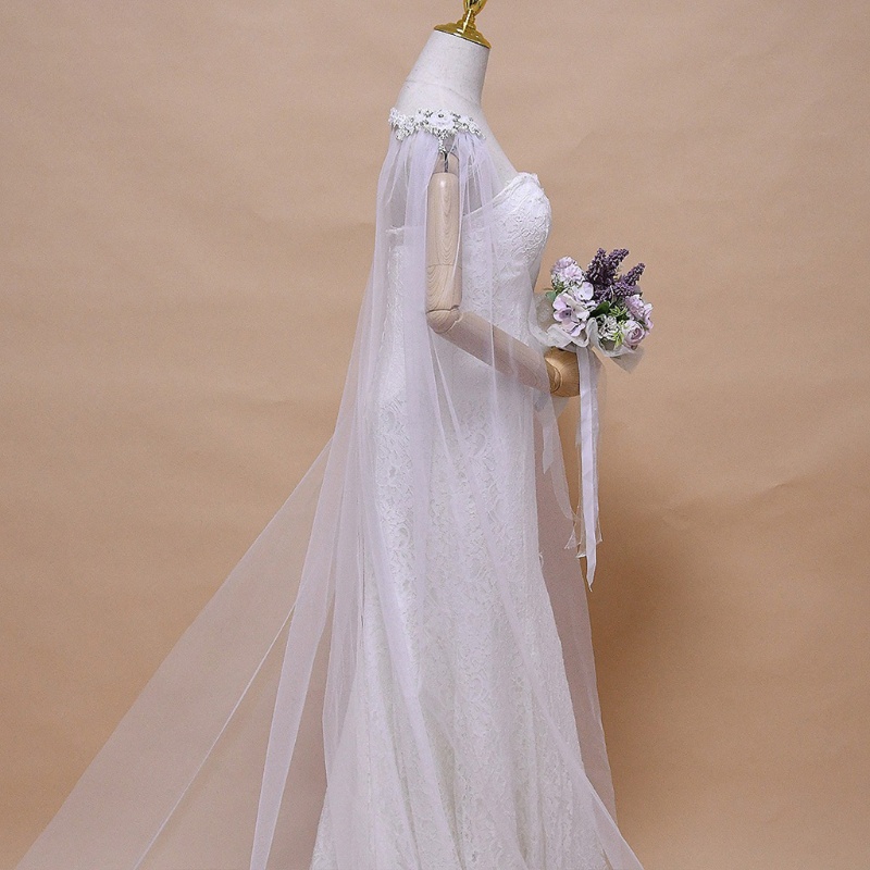 Mạng Che Mặt Bằng Vải Tuyn Dài Dành Cho Cô Dâu Trong Tiệc Cưới Đặc Biệt