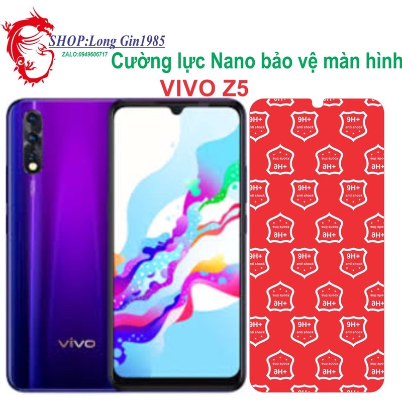 Vivo Z5 Cường lực Nano chống va đập chống trầy xước tốt