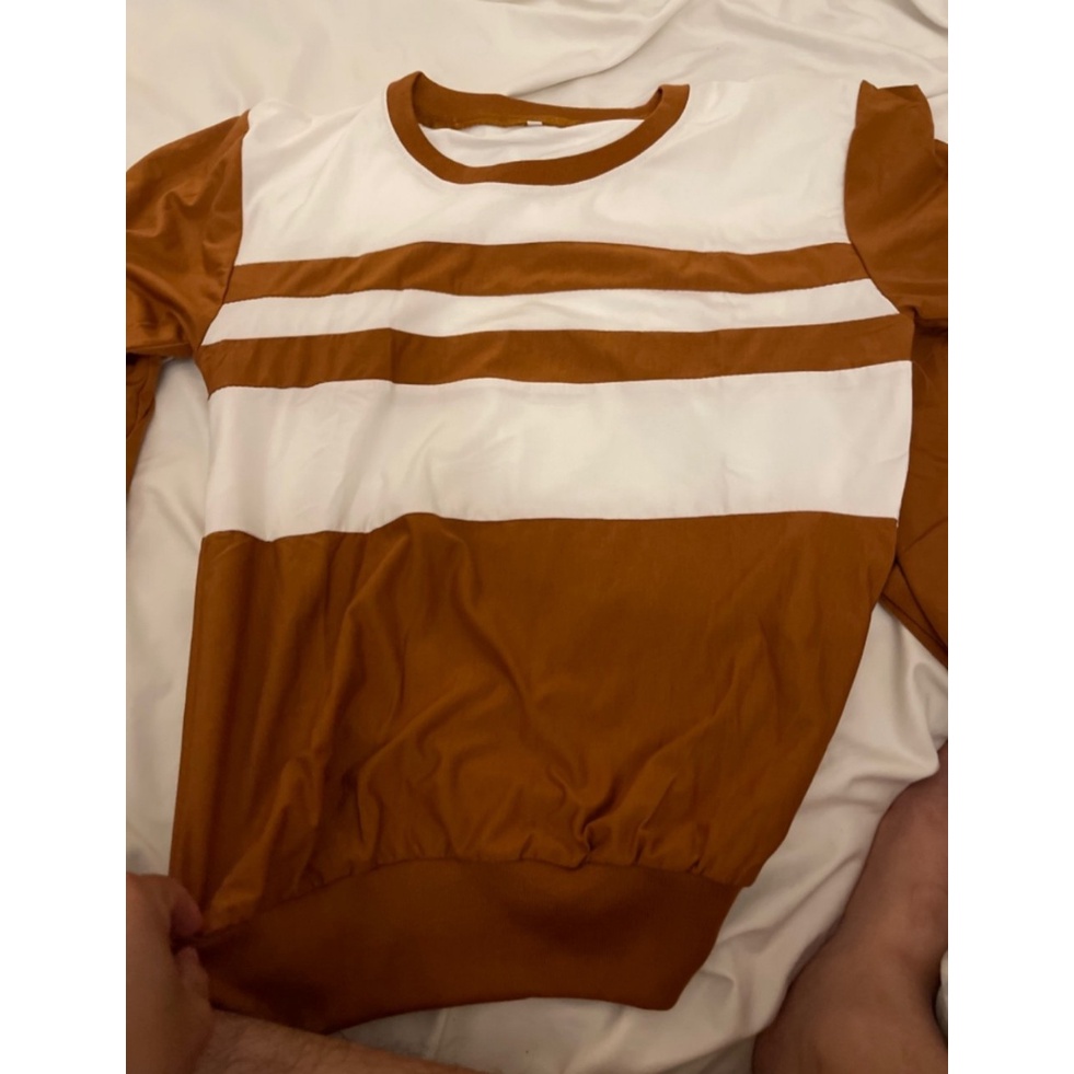 Áo đôi thu đông nam nữ phối 2 màu, áo cặp nỉ dài tay sweater