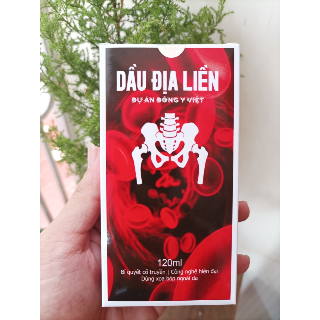 Dầu địa liền - Dầu xoa bóp dùng cho thoái hoá cơ xương khớp