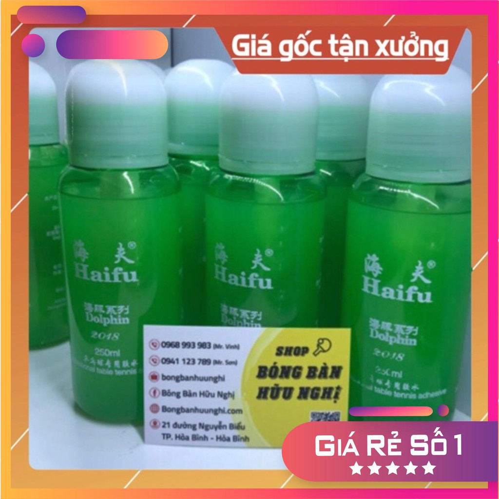 Siêu Dính ] Keo Bóng Bàn Haifu Keo Tăng Lực Tăng Độ Nảy Cho Mặt Vợt Dung Tích 100ml [ Bóng Bàn Hữu Nghị