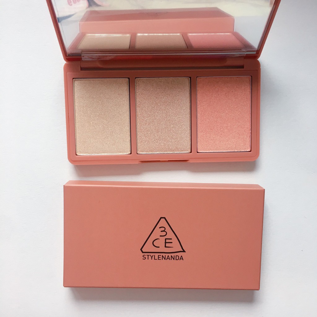 Bảng Phấn Highlight Bắt Sáng 3CE Strobing Skin Palette (Hsd 17/11/2022)