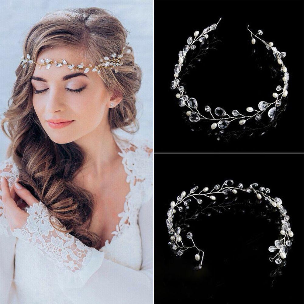 Đầm Cô Dâu Dáng Xòe Sang Trọng Quý Phái|Băng Đô Trang Trí Tóc Diamante
