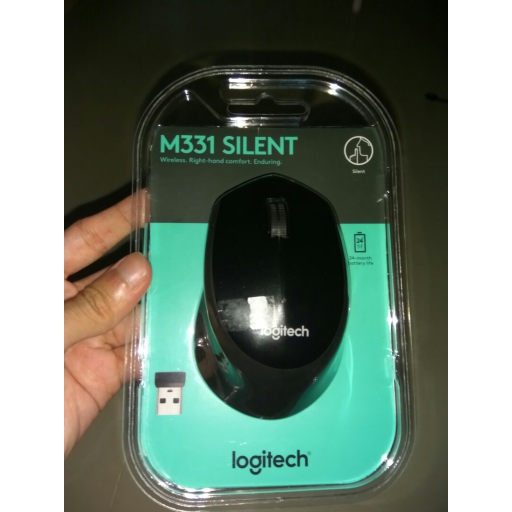 [Mã 159ELSALE hoàn 7% đơn 300K] Chuột không dây Logitech M331 SILENT Bảo hành 12 tháng CHÍNH HÃNG