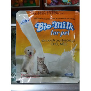 SỮA BỘT BIO MILK DÀNH CHO CHÓ, MÈO CON ( 100G) - hachikopetshop