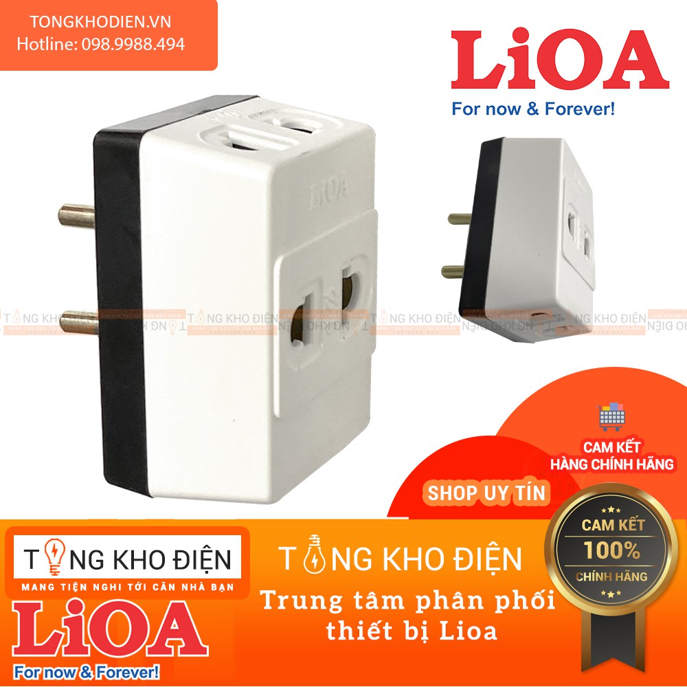 Ổ cắm nối chia 3 ngả LIOA