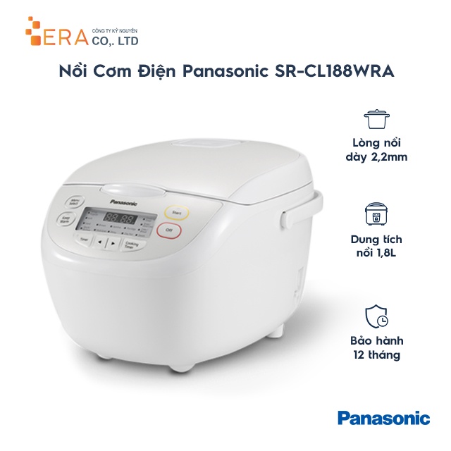 Nồi cơm điện Panasonic PANC-SR-CL188WRA