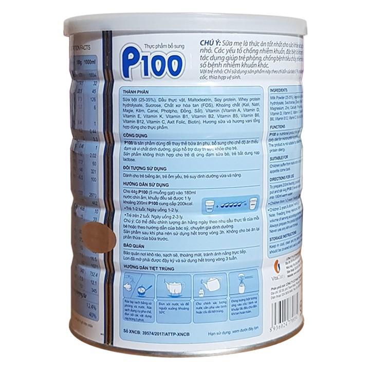 Sữa P100 900g Date Mới Nhất