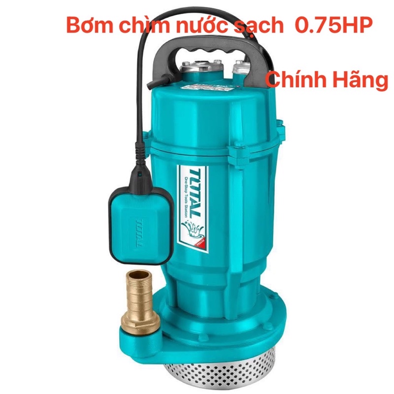 TOTAL Máy bơm chìm nước sạch 1HP TWP67501 (Cam kết Chính Hãng 100%)