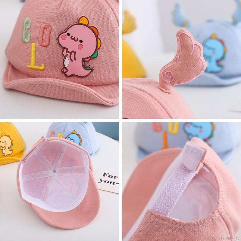 Mũ lưỡi trai thiết kế hoạt hình mềm mại đáng yêu dành cho bé