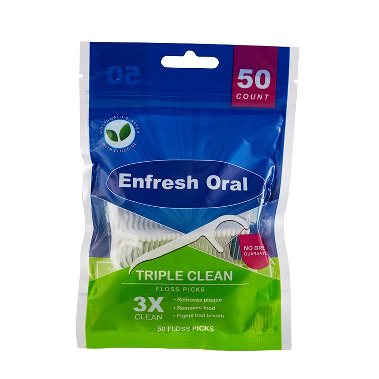 Tăm chỉ nha khoa Enfresh Oral, bịch 50 cái