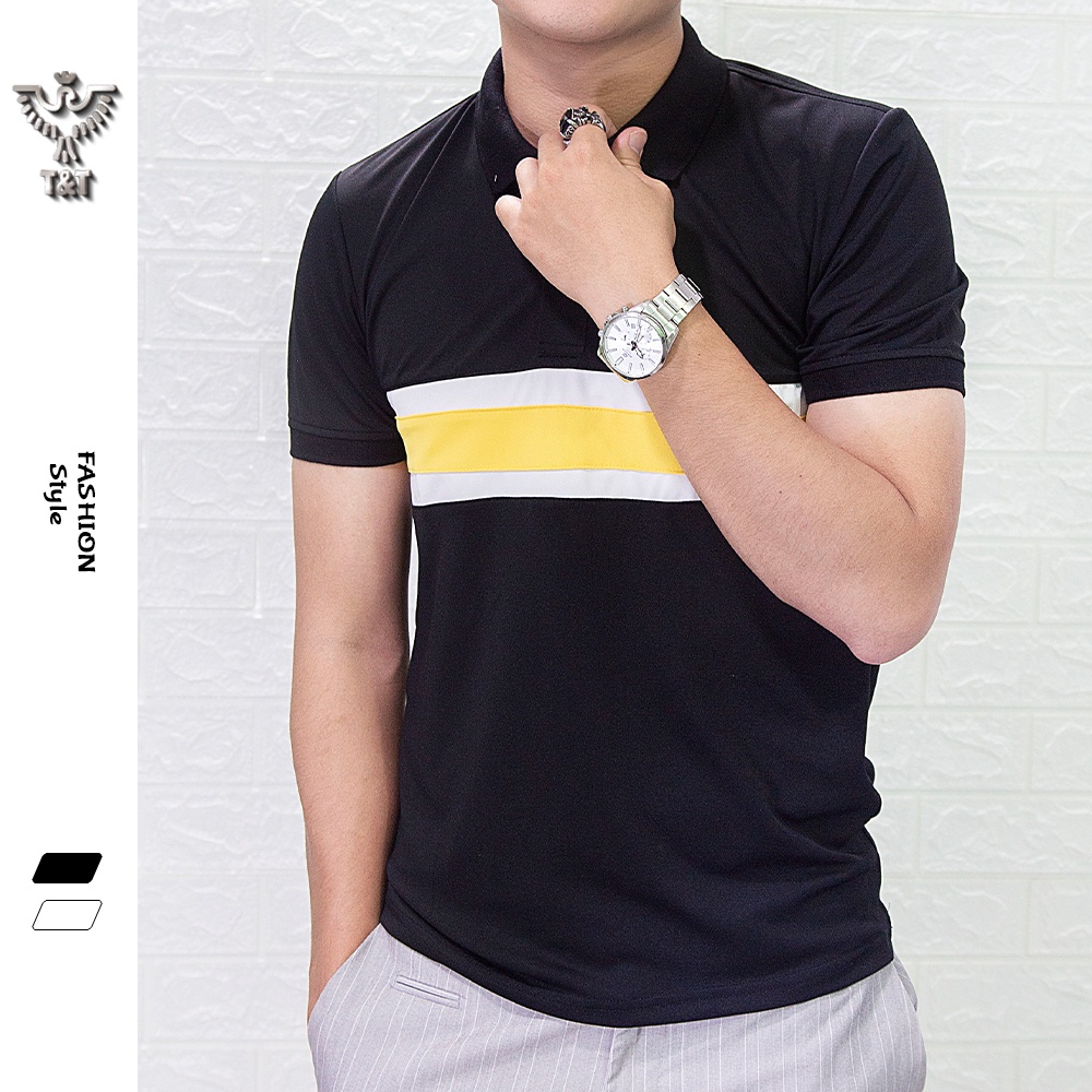 Áo polo nam áo thun nam cổ bẻ tay ngắn chất cotton co dãn thoáng mát kiểu dáng basic PL3506