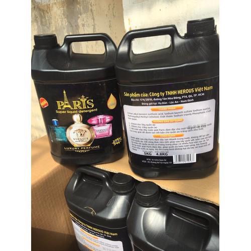 NƯỚC GIẶT PARIS CAN 5 LÍT HƯƠNG NƯỚC HOA NỒNG LÀN QUYẾN RŨ CHÍNH HÃNG