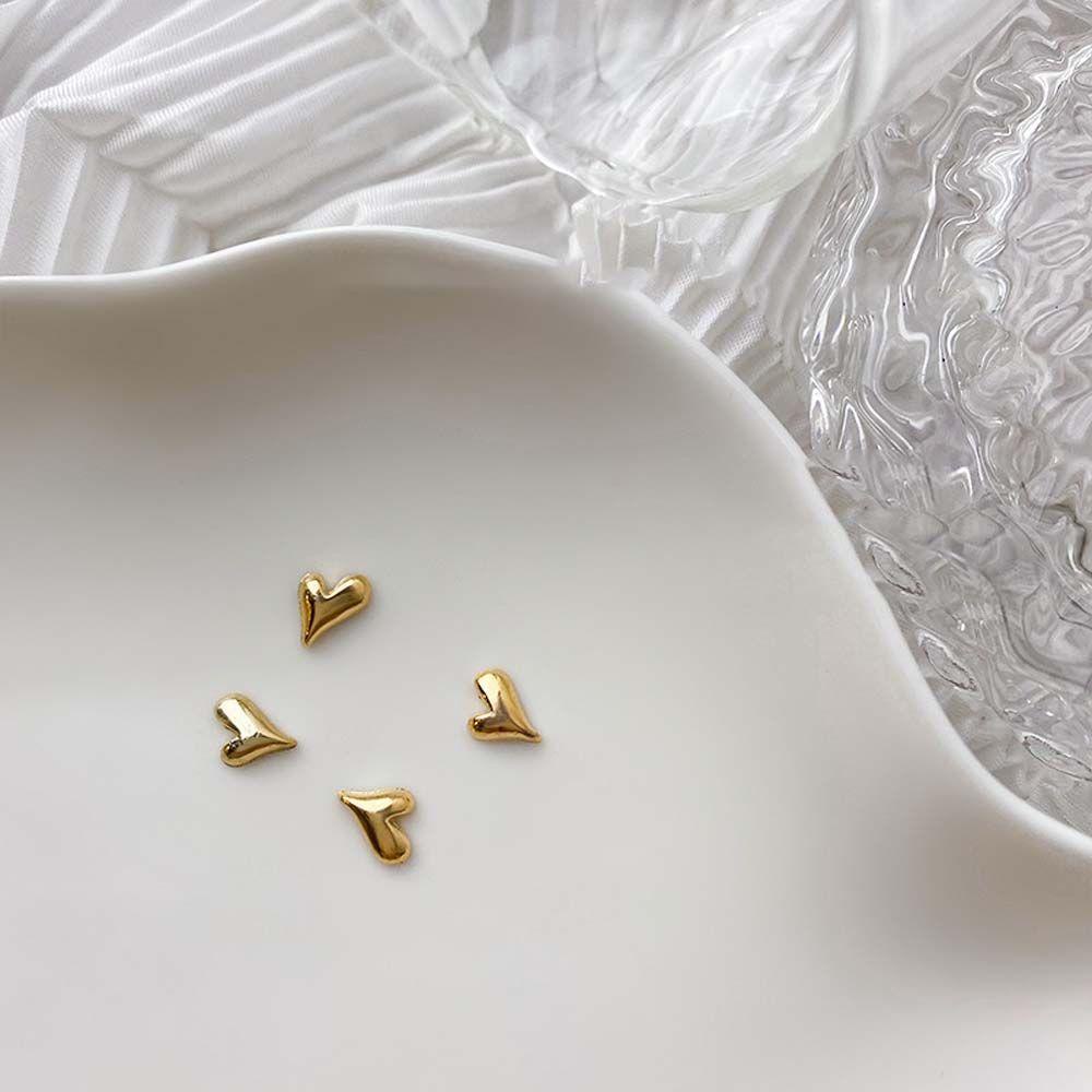 Phụ Kiện Trang Trí Móng Tay Nghệ Thuật Hình Trái Tim / Trái Tim 3D Bằng Hợp Kim