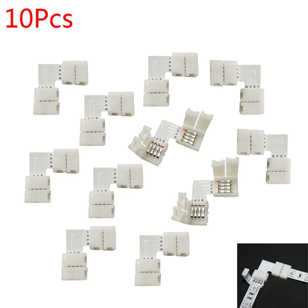 Set 10 dây đèn LED chữ L 4Pin RGB 5050 nhiều màu sắc