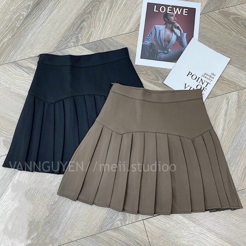 chân váy xếp ly ôm eo Meii Studio