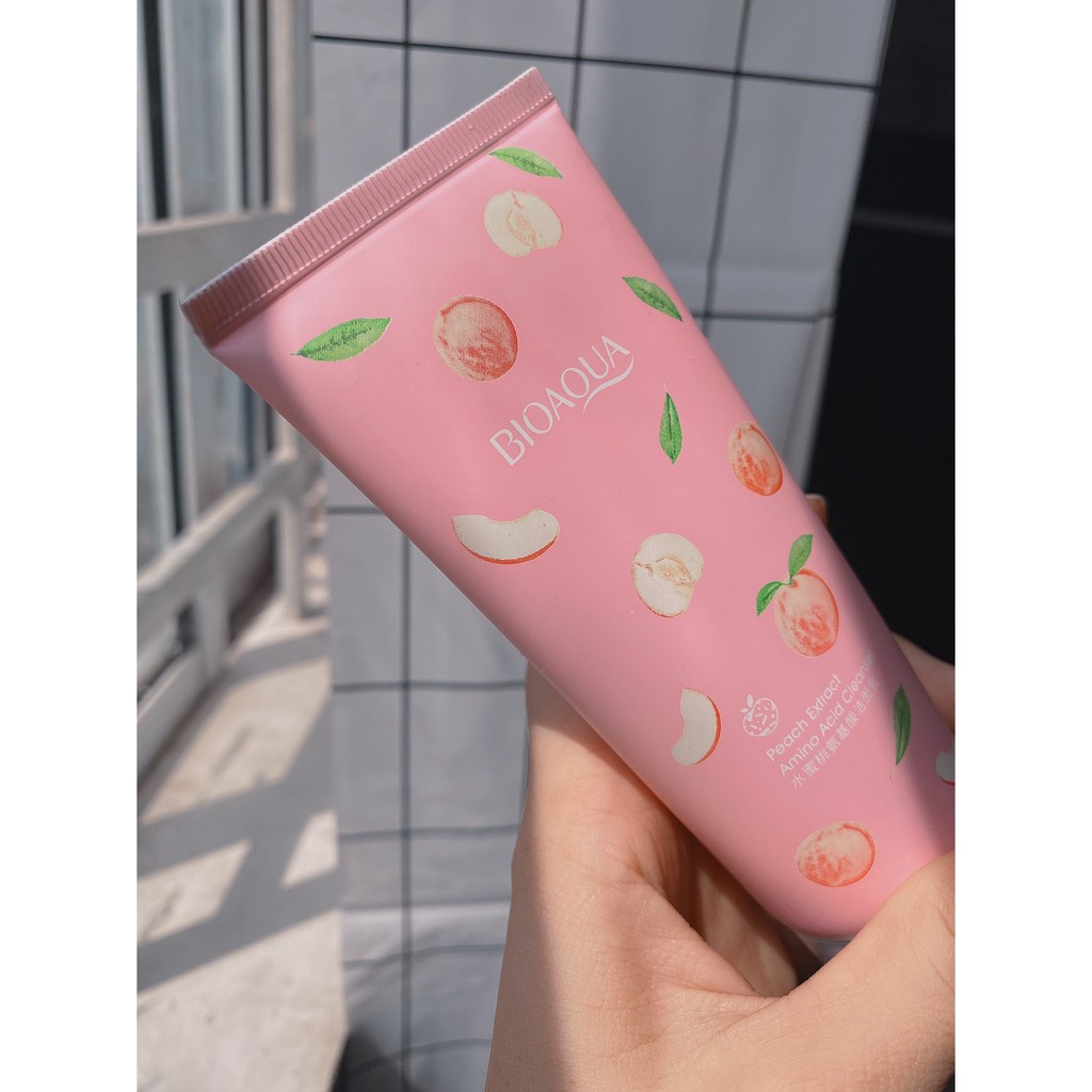 Sữa rửa mặt Đào BioAqua nội địa cleanser mịn da chống lão hoá thiết kế siêu cưngsỉ tốt- GIÁ RẺ 09 | BigBuy360 - bigbuy360.vn