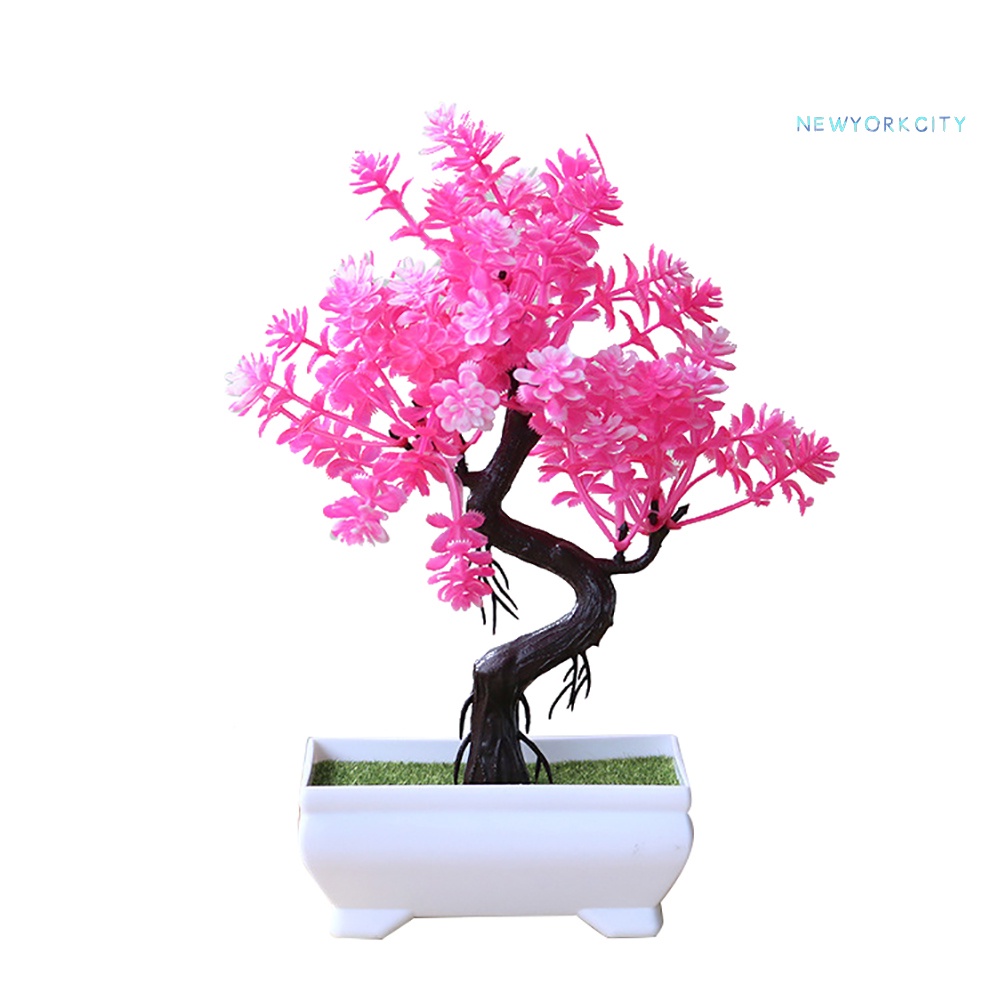 Chậu Cây Bonsai Giả Trang Trí Bàn