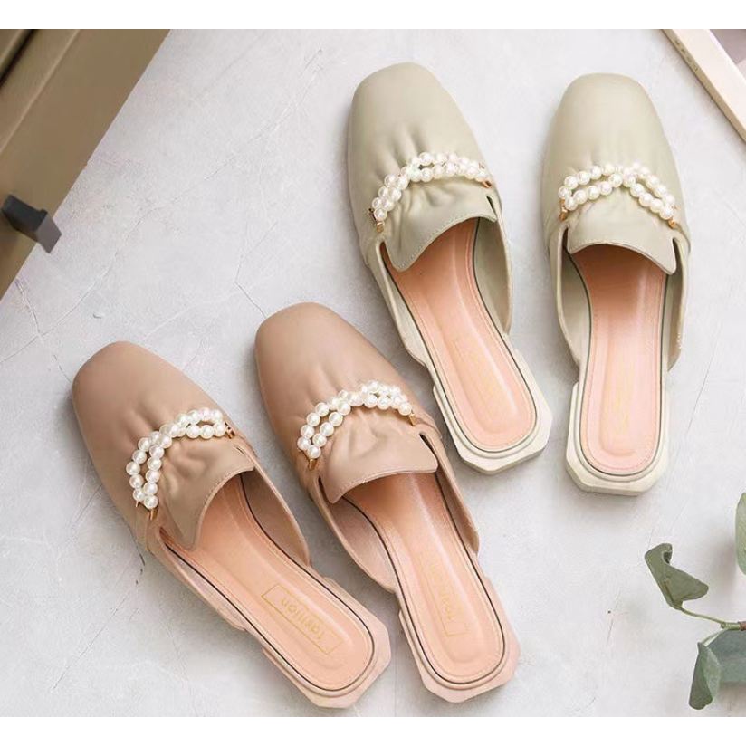 Dép Nữ mũi vuông thời trang tiểu thư Ulzzang US788