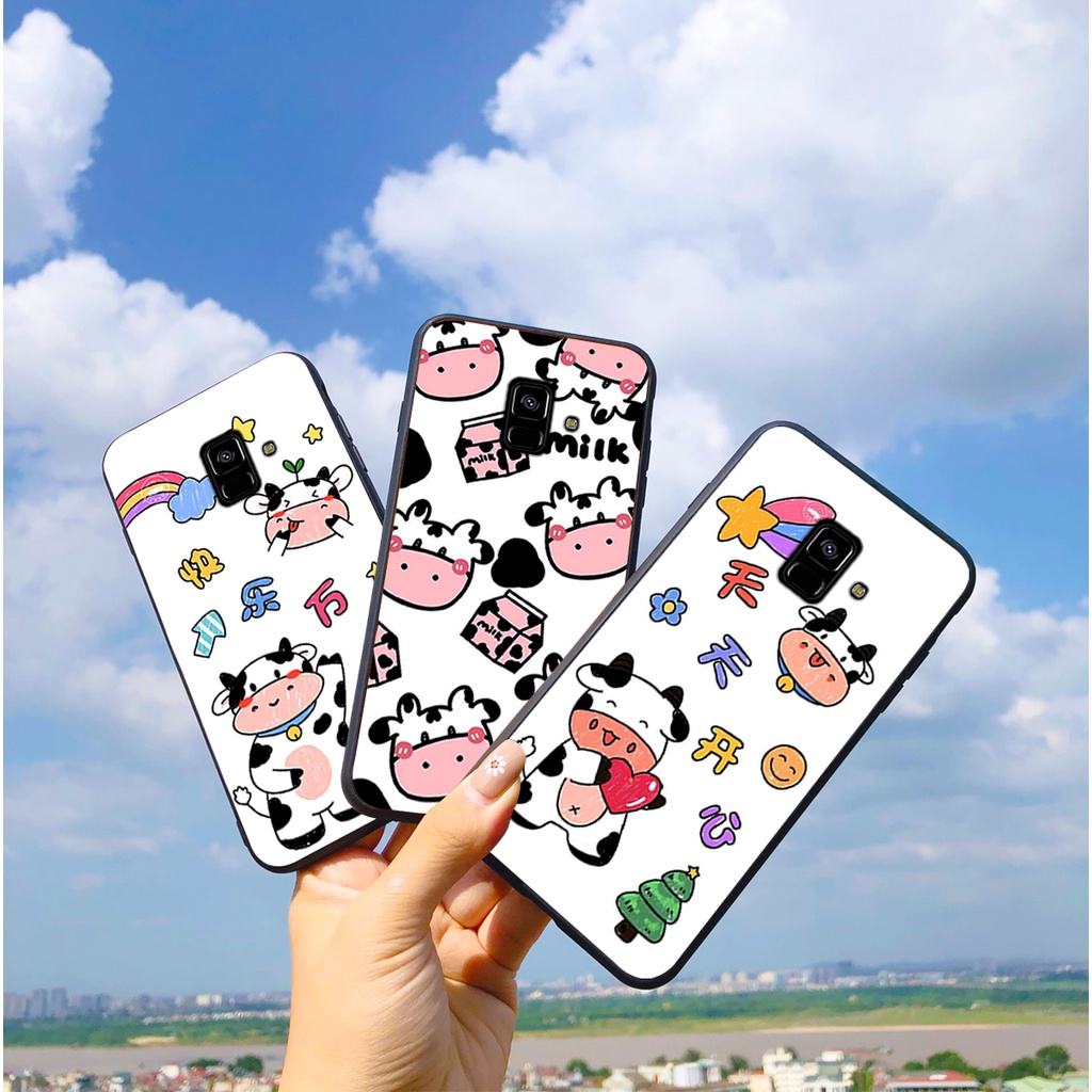 [HOT] ỐP LƯNG SAMSUNG A6/A6 PLUS/A8/A8 PLUS HÌNH BÒ SỮA MILK CỰC HOT TREND