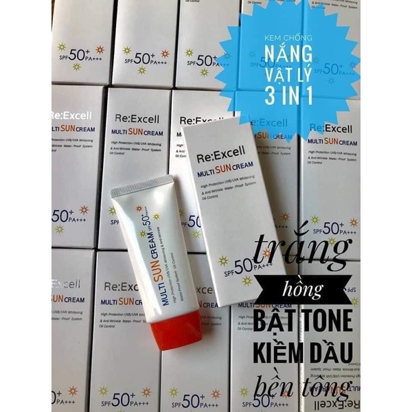 ☀️Kem chống nắng - Re: Excell Multi SUN Cream SPF50+ PA+++
