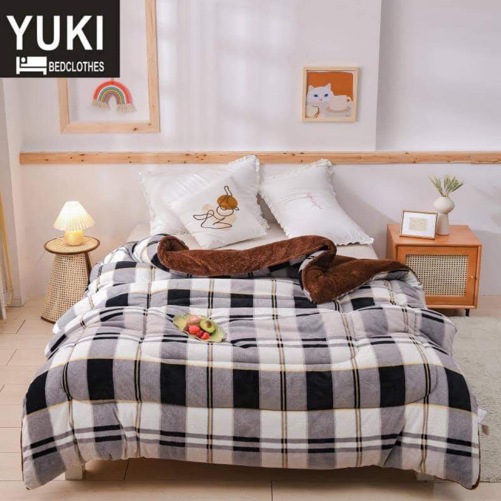 [Có Sẵn Nhận Ngay] Chăn Lông Cừu YUKI Hàng Về Đón Gió Mùa | BigBuy360 - bigbuy360.vn